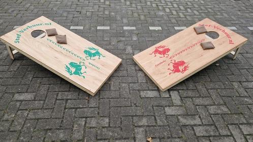 Cornhole en andere spellen huren va 10,-, Hobby en Vrije tijd, Feestartikelen | Verhuur, Gebruikt, Overige, Ophalen