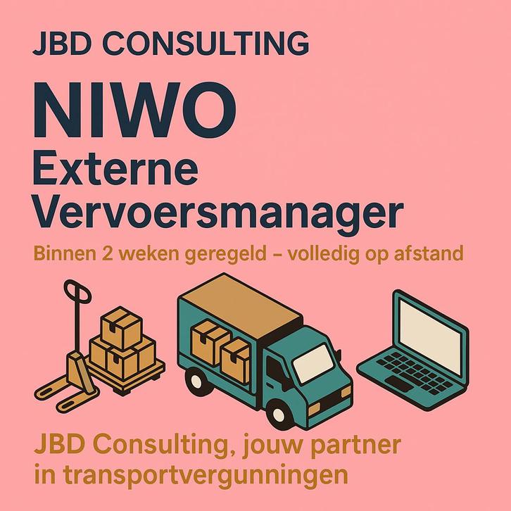 NIWO-vergunning - externe vervoersmanager, Vacatures, Vacatures | Logistiek, Inkoop en Transport, Overige niveaus, Starter, Overige vormen