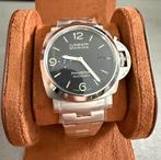 PANERAI Luminor Marina Black 1950 3 Days - 44MM PAM01312, Rolex, Polshorloge, Kunststof, Ophalen of Verzenden