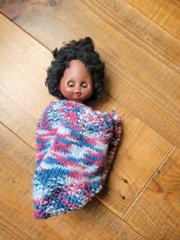 Lief Bruin Popje met Gebreid Slaapzakje - 26cm beschikbaar voor biedingen