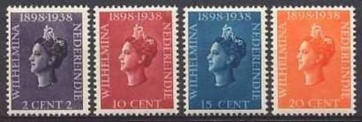 Ned-Indie NVPH nr 235/8 postfris Regeringsjubileum 1938, Postzegels en Munten, Postzegels | Nederlands-Indië en Nieuw-Guinea, Postfris