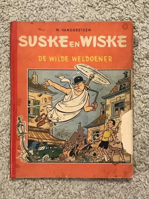 Suske en Wiske - Tweekleuren -Wilde Weldoener- 1e druk, 1962, Boeken, Stripboeken, Gelezen, Eén stripboek, Ophalen of Verzenden