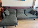 Groene Hoekbank, Huis en Inrichting, Banken | Bankstellen, Ophalen, 250 tot 300 cm, Gebruikt, 100 tot 125 cm