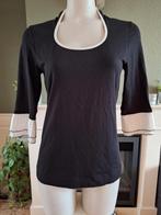 Chiarico top S 36 prachtige mouwtjes plissé S 36 Gratis Verz, Verzenden, Zwart, Zo goed als nieuw, Korte mouw