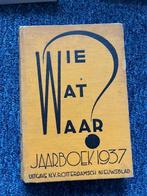 Jaarboek Wie Wat Waar 1937, Boeken, Gelezen, Ophalen