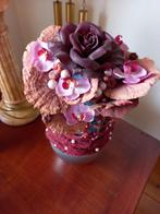 Vaas met natuurlijke materialen, Overige materialen, Overige kleuren, Ophalen of Verzenden, Zo goed als nieuw