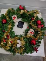 -	kerst krans groot met ballen en beertjes, Diversen, Kerst, Ophalen of Verzenden, 'T Olde Gre-j, Info@toldegrej.nl, Endepoelstraat 20f Didam