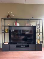Zwart wandmeubel - zo goed als nieuw!, Ophalen, Zo goed als nieuw, Metaal, 150 tot 200 cm