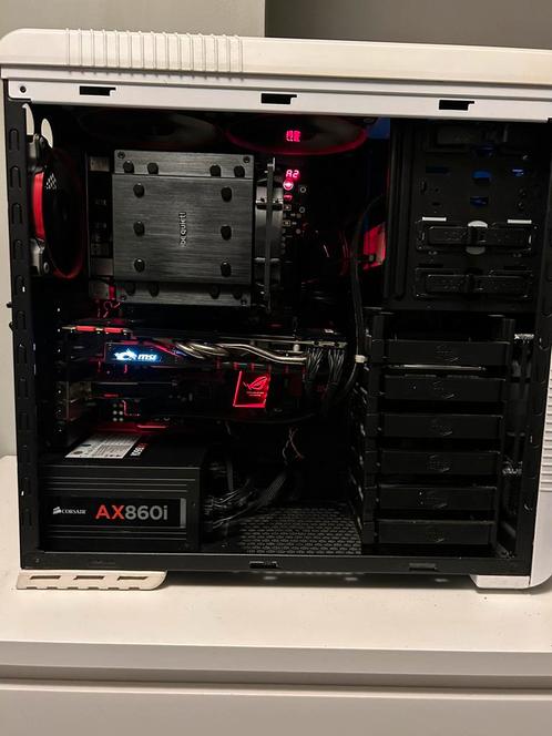 krachtige game pc, Computers en Software, Desktop Pc's, Zo goed als nieuw, 4 Ghz of meer, HDD, Gaming, Ophalen