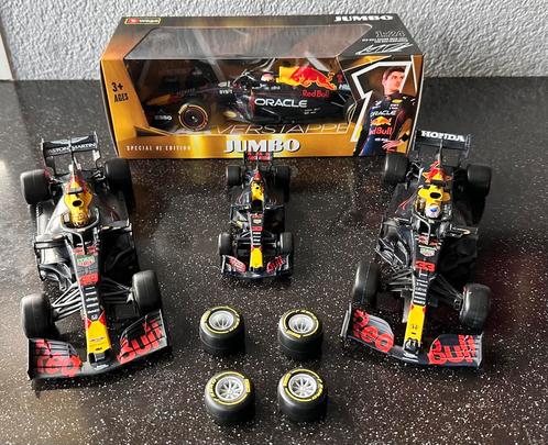 Max Verstappen (Jumbo) racewagens RB13, RB15, RB16B & RB18, Hobby en Vrije tijd, Modelauto's | 1:24, Zo goed als nieuw, Bburago