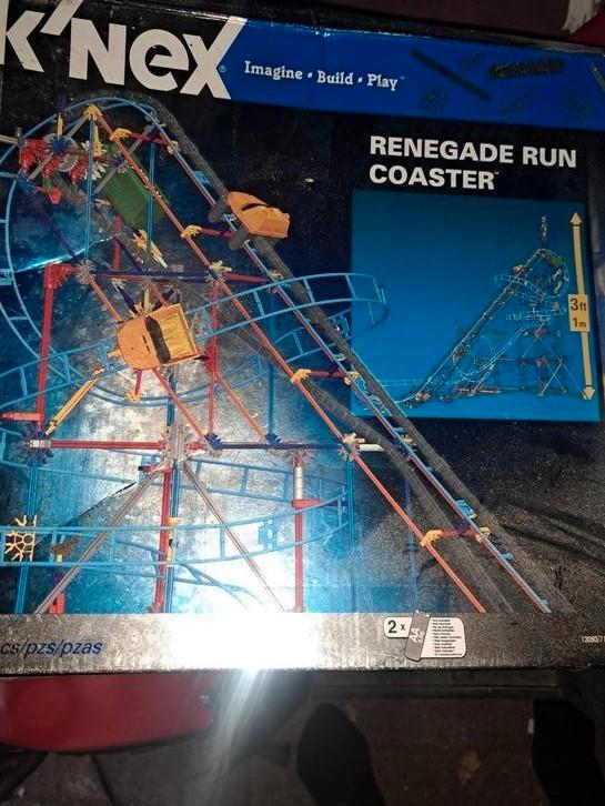 Knex Renegade Run Coaster - Bouw je eigen achtbaan!, Kinderen en Baby's, Speelgoed | Duplo en Lego, Gebruikt, Losse stenen, Ophalen of Verzenden