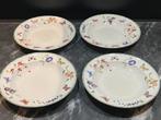 4x Diepbord 23 cm Janneke Brinkman Fruits en Flowers serie, Ophalen of Verzenden, Zo goed als nieuw, Bord(en), Overige stijlen