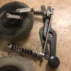 Set wielen + banden scootmobiel, Ophalen of Verzenden, Gebruikt