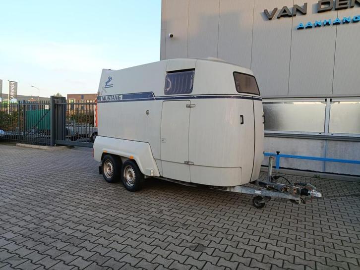 Mustang paardentrailer, 2-paards, nette staat!, Auto diversen, Aanhangers en Bagagewagens, Gebruikt