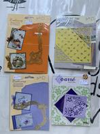 Embossing mallen 4x kaarten maken 2 vierkant 2 randjes, Ophalen of Verzenden, Nieuw, Overige thema's, Pons of Mal