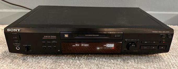 Sony MDS-JE 520 MiniDisc Speler - Goed Werkend!, Audio, Tv en Foto, Walkmans, Discmans en Minidiscspelers, Minidisc-speler, Ophalen of Verzenden