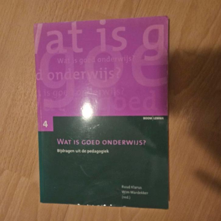 Wat is goed onderwijs, Boeken, Wetenschap, Zo goed als nieuw, Sociale wetenschap, Ophalen of Verzenden