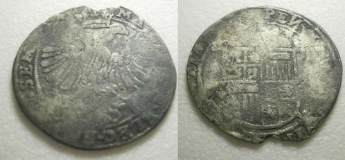 PD10419 Kampen Arendschelling MATHI, Postzegels en Munten, Munten | Nederland, Losse munt, 25 cent, Vóór koninkrijk, Zilver, Ophalen of Verzenden