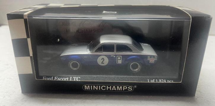 1:43 Minichamps Ford Escort MK1 TC , Nürnbergring , 1968, Hobby en Vrije tijd, Modelauto's | 1:43, Nieuw, Auto, MiniChamps, Ophalen of Verzenden