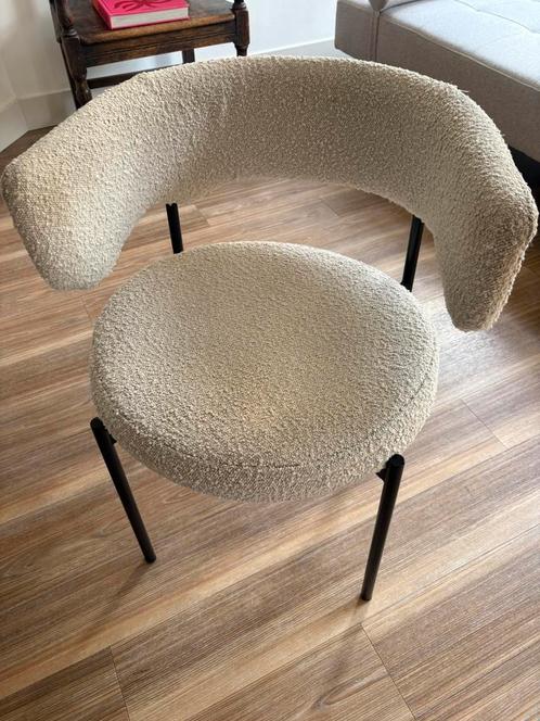 Eetkamerstoelen boucle stof, Huis en Inrichting, Stoelen, Gebruikt, Vijf, Zes of meer stoelen, Stof, Ophalen