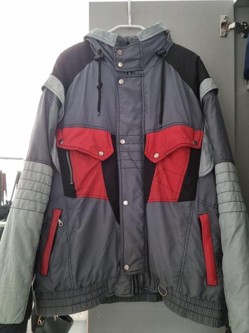 Waterdichte gevoerde jas, Kleding | Heren, Jassen | Winter, Maat 52/54 (L), Grijs, Ophalen of Verzenden
