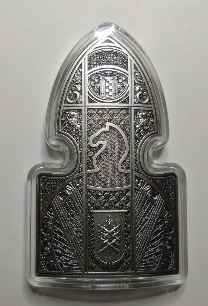 Korea 1 oz zilver - Chess Crown Stacker - The Knight - 2024, Postzegels en Munten, Edelmetalen en Baren, Zilver, Ophalen