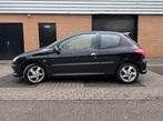 Peugeot 206 1.4 X-line 3D 2002 Zwart, Auto's, Voorwielaandrijving, Zwart, 4 cilinders, Startonderbreker