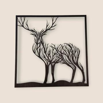 AANBIEDING Wanddecoratie hert NU 25 euro. beschikbaar voor biedingen