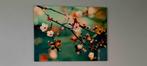 Glas art glasschilderij Bloesem, Ophalen of Verzenden