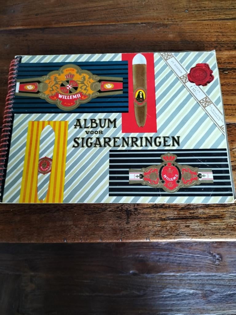 Sigarenbandjes album Willem II - Compleet, Ophalen of Verzenden, Gebruikt, Boek of Gids