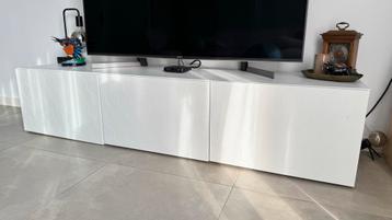 IKEA Besta TV Meubel - Wit - afbeelding 1