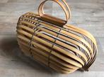 Vintage bamboe tas Japan jaren 40/50, Ophalen of Verzenden, Zo goed als nieuw