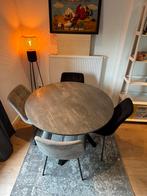 Eettafel IKEA MARIEDAMM 105cm diameter NU €50,-!!!, Ophalen, Zo goed als nieuw, 4 tot 6 stoelen