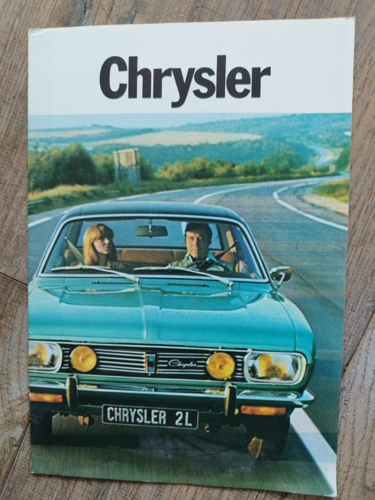 Chrysler Brochure - 1975, Ophalen of Verzenden, Zo goed als nieuw, Chrysler Nederland
