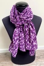 Cyclaamkleurige sjaal met goud, Ophalen of Verzenden, Nieuw, Sjaal