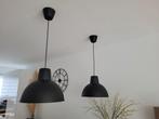 Twee hanglampen antraciet met wit, Ophalen of Verzenden, Zo goed als nieuw, Minder dan 50 cm