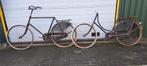 2 antieke fietsen uit de jaren 40 met onderdelen, Fietsen en Brommers, Fietsen | Oldtimers, Ophalen, Jaren '40