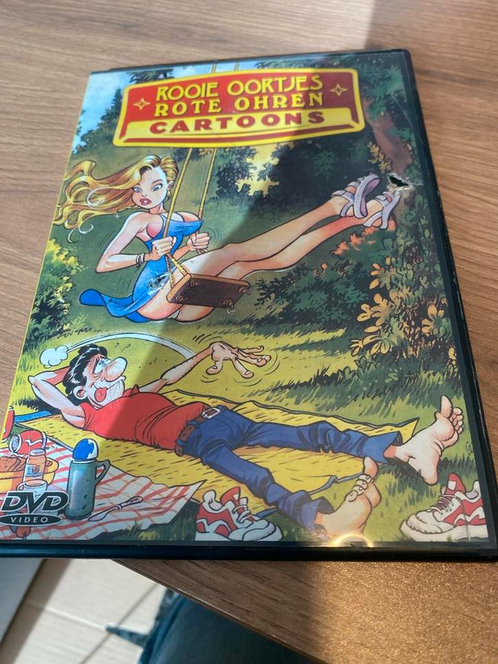 Rooie Oortjes DVD - Cartoons voor volwassenen, Cd's en Dvd's, Dvd's | Tv en Series, Gebruikt, Komedie, Vanaf 16 jaar, Ophalen of Verzenden