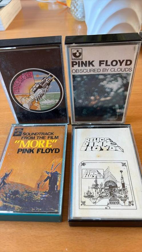 Pink Floyd 4 originele muziek cassettes EMI een koop Ducoso, Cd's en Dvd's, Cassettebandjes, Gebruikt, Origineel, Rock en Metal