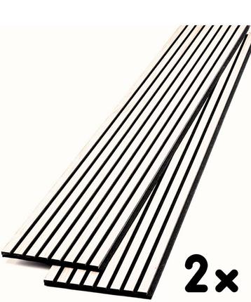 Akoestische Wandpanelen set van 2 stuks licht eiken 30x240cm beschikbaar voor biedingen