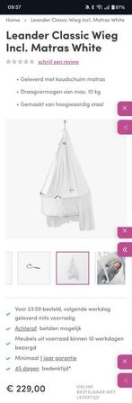 Leander Hangwieg Compleet met Matras, Ophalen of Verzenden, Zo goed als nieuw, Wieg