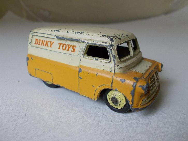 1956 Dinky Toys 482 BEDFORD VAN "DINKY TOYS" (-C-), Hobby en Vrije tijd, Modelauto's | 1:43, Gebruikt, Bus of Vrachtwagen, Dinky Toys