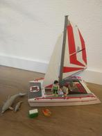 PLAYMOBIL Catamaran Met Dolfijnen - 5130, Ophalen, Zo goed als nieuw, Complete set
