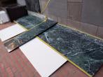 restant tegels slabs donkergroen marmerlook extra glaslaag, Doe-het-zelf en Verbouw, Platen en Panelen, Ophalen, Nieuw