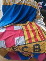 FC Barcelona 1 persoons dekbedovertrek, Gebruikt, Dekbedovertrek, Ophalen of Verzenden, Jongetje of Meisje