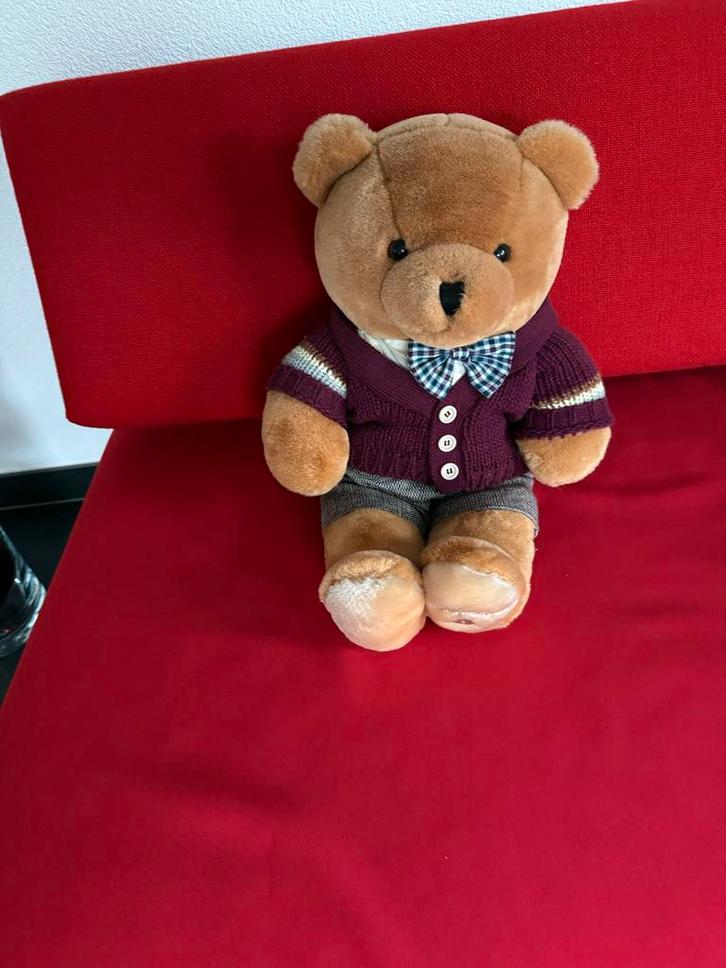 Bijenkorf Beer & Klein Beertje, Kinderen en Baby's, Speelgoed | Knuffels en Pluche, Gebruikt, Beer, Ophalen of Verzenden