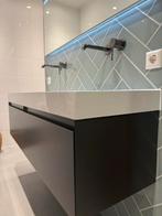 INK Momento Wastafel 140x45 Wit Glans zgan, Huis en Inrichting, Badkamer | Badkamermeubels, 100 tot 150 cm, Ophalen of Verzenden