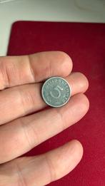 Duitsland 5 pfennig 1942 G zink, Ophalen of Verzenden, Duitsland