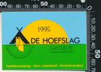 Sticker: De Hoefslag - Rekreatie Restaurant Camping - Gassel, Overige typen, Ophalen of Verzenden, Zo goed als nieuw