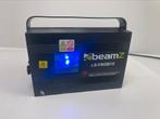 BEAMZ Laser LSFBGB15 Zeer gaaf DMX Aanstuurbaar Flat Beam, Ophalen, Zo goed als nieuw, Laser, Kleur